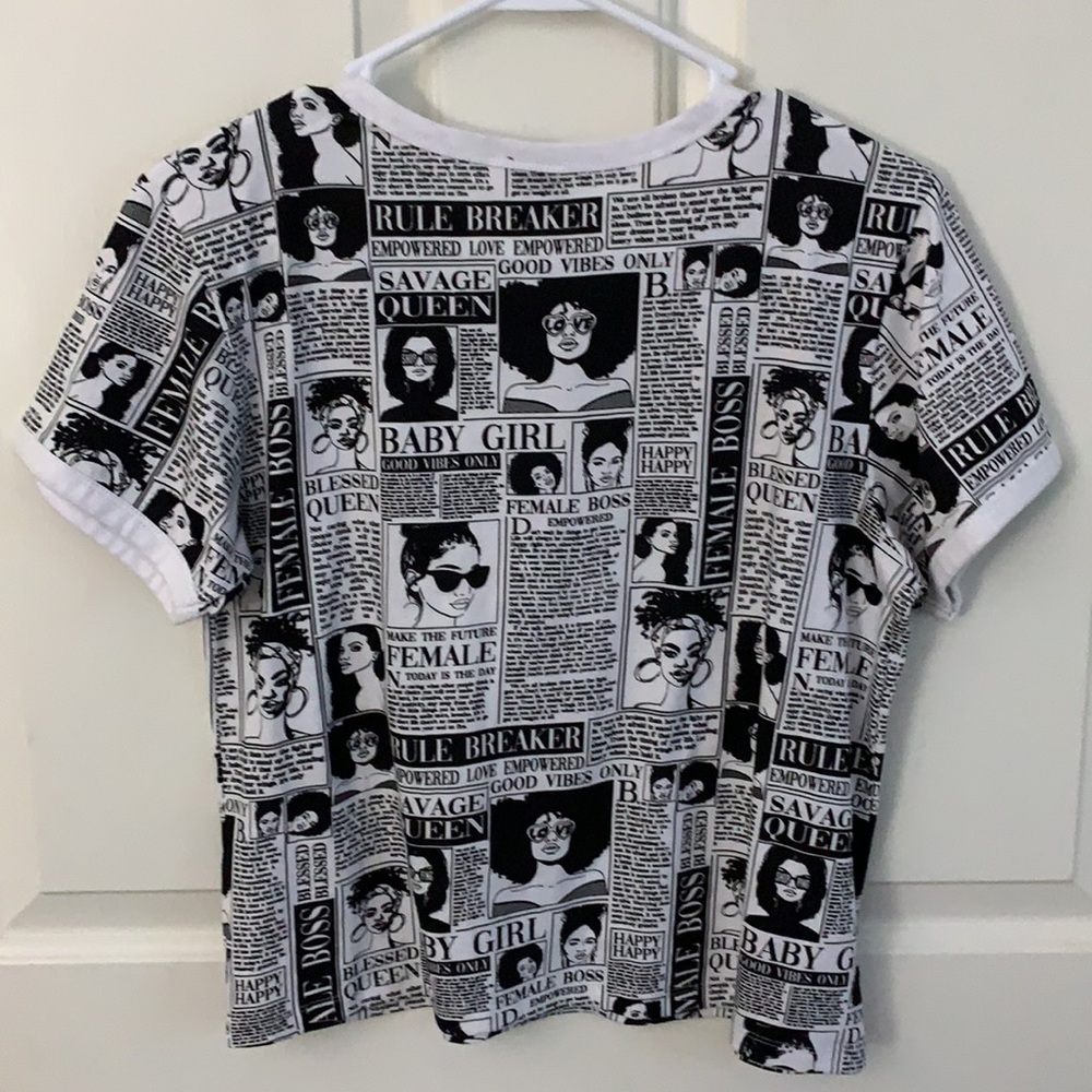 Vibe N - Black and White Top - NWOT - Picture 2 of 10